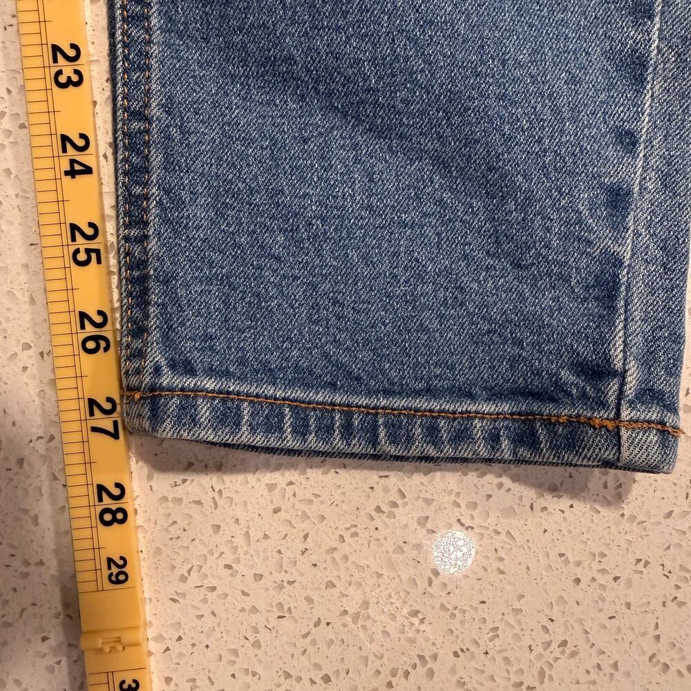 Cello High Rise Straight Leg Cropped Mom Jean 28x27 Chic Casual Classic Modern - Picture 7 of 9